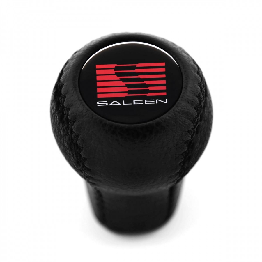 1979-1993 Ford Mustang Red Saleen GT Cobra 1993-2004 Genuine Leather Gear Shift Knob 4-5-6 Speed Manual Transmission M12x1.75