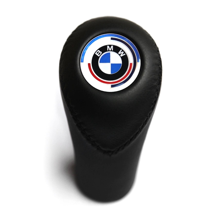 Shift Knob For BMW 3 5 6 7 8 Series Early Motorsport 4-5-6 Speed Manual  Transmission Genuine Leather Shifter Lever Push-in Type 