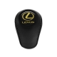 Lexus Golden Emblem Shift Knob Pull-UP Reverse Lockout 6 Speed Manual Transmission Shifter Lever Screw-On Type M12x1.25