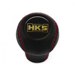 Mitsubishi Nardi Tokyo Red Stitched Short Shift Knob 4 5 Speed MT Gear Shifter Lever Screw-On Type M10x1.25