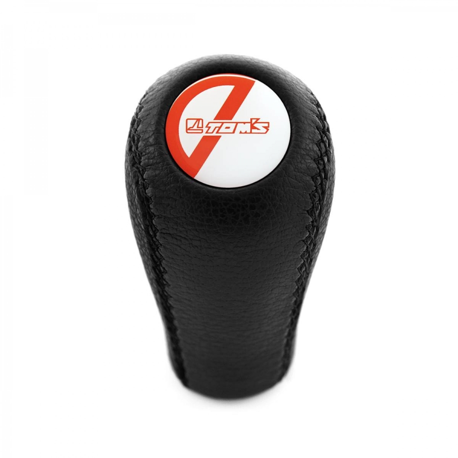 Toyota TOM'S Gear Stick Shift Knob Genuine Leather 5 & 6 Speed Manual Transmission Shifter Lever Screw-On Type M12x1.25