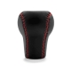 Mazda Trust Grex Red Stitched Genuine Leather Short Shift Knob 5 Speed Manual Gearbox Shifter Lever Screw-On Type M10x1.25