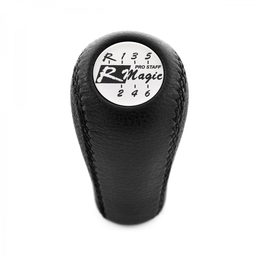 Mazda R Magic Gear Stick Shift Knob 6 Speed Manual Transmission Genuine Leather Shifter Lever Screw-On Type M10x1.25