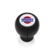 Datsun Round Short Shift Knob 4 & 5 Speed Manual Transmission Genuine Leather Gear Shifter Lever Screw-On Type M8x1.25